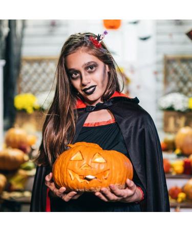 Halloween Hair Clips | Cute Glittery Animal Gauze Barrettes - Holiday Horror Duckbill Clip Decor Non Slip Pumpkin Ghost Hairpin for Halloween Costume - Buy Online on GoSupps.com