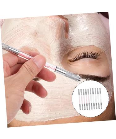 Healeved 10pcs Crystal Eyebrow Pencil Microblade Needle Holder Dual End Microblading Pens Makeup Gadgets Abs - Buy Online on GoSupps.com