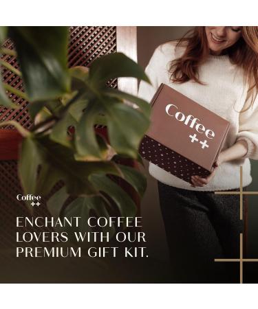 COFFEE++ Super Specialty Single Serve Pour Over Drip Coffee Gift for Mom & Dad - 100% Arabica - 84 SCA Grade - Medium Roast Ground - Cup of Excellence Grade 89+ - Pack of 4x10 Filter Packs - VARIETY ARARA - GEISHA - CLASSICO - GABRIEL - Buy Online on GoSupps.com