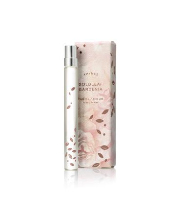 Thymes Goldleaf Gardenia Eau de Parfum Spray Pen (0.34 fl oz) Goldleaf Gardenia 0.34 Fl Oz (Pack of 1)
