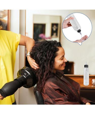 penmol 2PCS Hair Oil Bottle 120ml Hair Oil Applicator Bottle Pipette with Caps Transparent Leak-Proof Oil Applicator Bottle for Hair with Graduated Scale for Precise Control - Buy Online on GoSupps.com