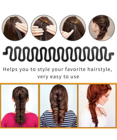 XZEIT 25 Kinds Hair Accessories kit Hair Styling Tool Hairstyle Set Mix Accessories Set Jewelry for Magic Simple Fast Spiral Hair Braiding Tool for Hairstylist Girls and Women - Buy Online on GoSupps.com