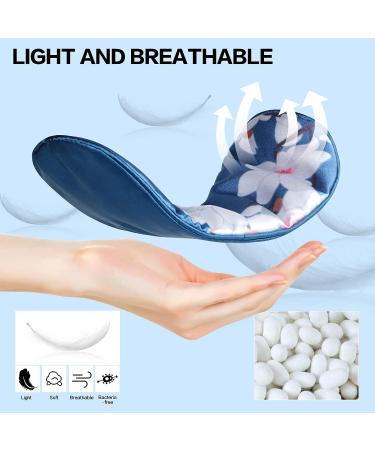 Fishent Sleep Eye Mask for Women Men - Super Soft Silk Sleep Mask for Sleeping Lightweight Comfortable Blindfold Eye Covers for Travel/Shift Work/Nap with Gift Box and Storage Bag Little Bird - Buy Online on GoSupps.com