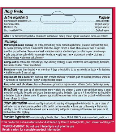 Rite Aid Severe Toothache and Gum Relief - Fast-Acting Pain Relief - 0.25 oz - Buy Online on GoSupps.com