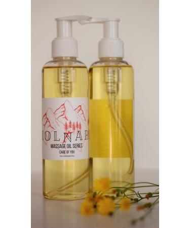 MOLFAR S Carpathian Handmade ECO 100% Pure Massage Oil - Soybean & Cotton Seed Oil | Thyme & Jasmine Essential Oils | Perfect for All Skin Types | Ukrainian Artisan Craft - Buy Online on GoSupps.com