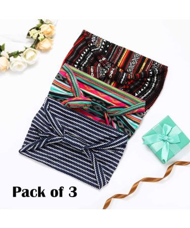 Earent Boho African Headbands - Wide Knot Hair Bands for Women and Girls - Buy Online on GoSupps.com