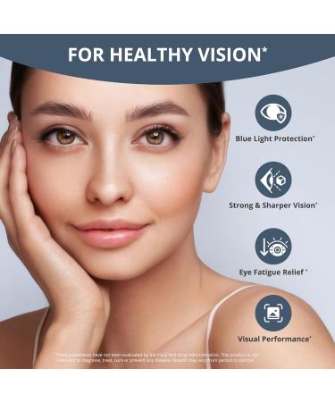 NuBest AREDS 2 Eye Vitamins - 60 Vegan Capsules for Eye Health Beta Carotene Lutein Zeaxanthin & More - International Shipping Available - Buy Online on GoSupps.com