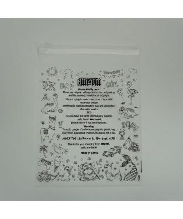 AMZTM Dinosaur Birthday T Shirt for Baby Boys - Party Supplies & Gift (80 White) - Buy Online on GoSupps.com