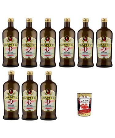 Italian Gourmet E.R. Dante conDisano 9-Piece Spice Set with Vegetable Oils and Extra Virgin Olive Oil (15%) + Italian Gourmet Polpa 400g