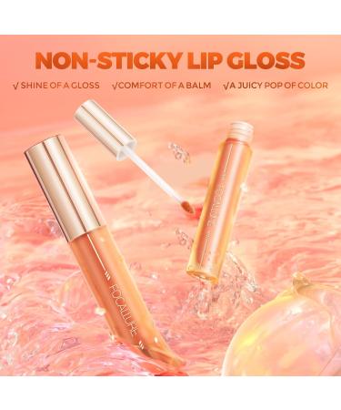 FOCALLURE Glasting Water Lip Tint - Non-Sticky Long Lasting Liquid Lipstick | 16 Vivid Colors & Glossy Finish for Daily Use | High Shine Lipgloss PK02 - Shop Internationally - Buy Online on GoSupps.com