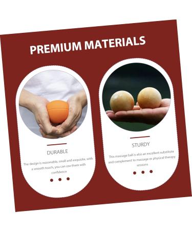 Buy Tovinanna 3 Set Handball Massage Balls - Premium Wooden Wellness Gifts | Smooth Rosewood Massagers for Relaxation - Buy Online on GoSupps.com