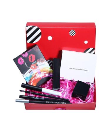 Yiida cosmetics set gift make-up set make-up set Full Beauty Beginner Popular cosmetic starter set All-in-old women waterproof and welding-resistant durable popular cosmetic set
