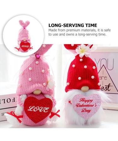 Alipis Valentines Decorative Valentine Festival Accessory Supply Decors Decor Dwarf Gnome Day Adorable As Shown 111x9x26cm - Buy Online on GoSupps.com