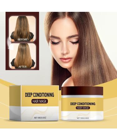 Luxurious Deep Conditioning Hair Mask Collagen Hair Mask Hydrating Nourishing Collagen Hair Conditioner for Dry Damaged Hair (3pc) - Buy Online on GoSupps.com