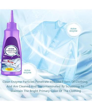 Active Enzyme Laundry Stain Remover Enzyme Laundry Stain Remover - White Shirt Guardian Garment Stubborn Stain Cleaner Oil Remover Active Enzyme Clothing Stain Remover (1pcs) 3pcs - Buy Online on GoSupps.com