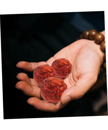 Buy Hapinary Palm Massage Balls - Portable Hand Massager & Wooden Fitness Balls for Ultimate Relaxation | International Shipping Available - Buy Online on GoSupps.com