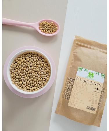 Soybean 1000g - Vegan Meat & Fish Substitute | Dried Soybeans by Green Essence - International Shipping - Buy Online on GoSupps.com