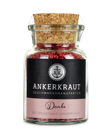 Ankerkraut thanks to the spice pink pepper whole berries thank you as a gift peppercorns entirely for the mill shinus berry in the glass 45g in the cork glass