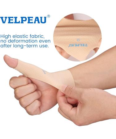 Velpeau Waterproof Elastic Thumb Support Brace Liner (Pack of 2) for Pain Relief - Small Size - Buy Online on GoSupps.com