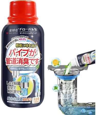 Sink Drain Cleaner - Powerful 100ml Tub Drain Cleaner | Bathroom Sink Drain Cleaner with Pleasant Fragrance for Kitchen Drain Tub Drain - Buy Online on GoSupps.com