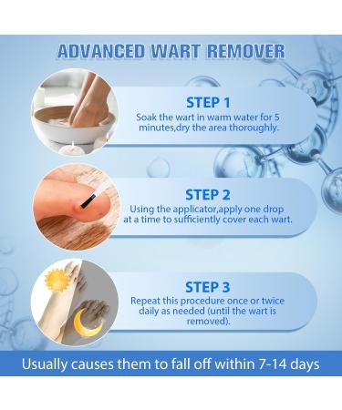 Aisisree Wart Remover  Warts Removal Stielwarts Spinous Foot & Hand Wart Agent Gentle and Irritation - 0.5 Oz - Buy Online on GoSupps.com
