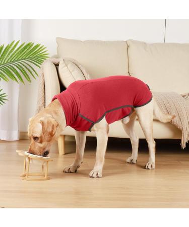Shop Hjyokuso Dog Sweater - Warm Fleece Coat for Small to Large Dogs | Winter Jacket in Bright Red | International Shipping Available - Buy Online on GoSupps.com
