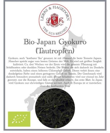Lerbs & Hagedorn Bio-Black Line Japan Gyokuro (dive drops) 250g