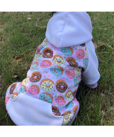 Miaododo XXL Violet Dog Hooded Sweater - Warm Chihuahua Clothing for Small & Medium Pets Stylish & Cozy Design - Buy Online on GoSupps.com