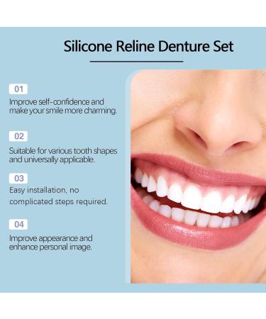 Denture Decoration Kit - Fill Gaps Enhance Smile Comfortable & Secure Easy To Use Long-Lasting Adhesion(3PC) - Buy Online on GoSupps.com