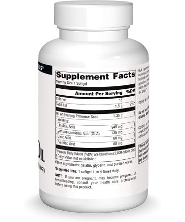 Source Naturals Evening Primrose Oil 1350 mg - 120 Softgels | Premium Omega-6 Supplement - Buy Online on GoSupps.com