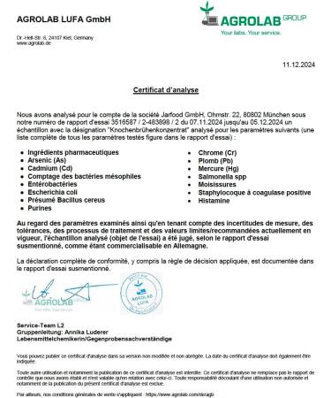 Bone Broth - JARMINO - Organic Beef Bone Broth Concentrate - Made in Germany - 220g (22 servings) - Rich in Organic Collagen - Buy Online on GoSupps.com