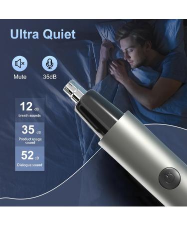 Rechargeable Ear and Nose Hair Trimmer - Painless Facial Hair Trimmer for Men & Women | Dual-Edge Blades & Powerful Motor for Smooth Cutting - Buy Online on GoSupps.com