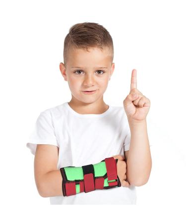 ORTONYX Kids Wrist Support Brace with Splint - Green | One Size - Buy Online on GoSupps.com