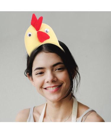 ABOOFAN Yellow Chick Rooster Headband for Kids & Adults - Easter Animal Hair Hoop - Buy Online on GoSupps.com