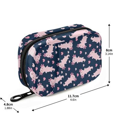 Shop Pfrewn 7-Day Pill Organizer Case - Cute Cartoon Axolotl Travel Box for Vitamins & Supplements - Buy Online on GoSupps.com