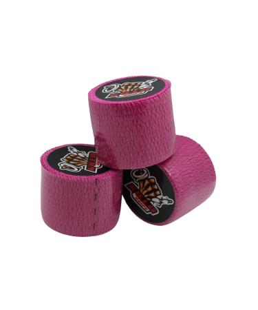 | Sweat & Water Resistant | Pink | (3 Pack) 2.0" Hook Grip Tape - for Weightlifting Tape Thumb Tape Hand Tape Gym Tape Lifting Tape & Workout Tape
