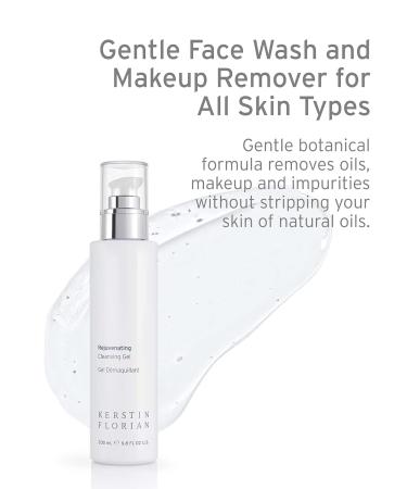 Kerstin Florian Rejuvenating Cleansing Gel | Gentle Face Wash and Makeup Remover for All Skin Types (6.8 fl oz) 6.8 Fl Oz (Pack of 1) - Buy Online on GoSupps.com