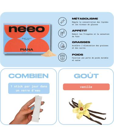 NEEO | Powerful Natural Fat Burner | 28 Ultra Dosed Sticks | Patented Pure Nopal + Chrome + Elderberry | Hunger Suppressant | Fast and Effective Weight Loss | Lab Tested | Vegan Sugar Free Vanilla - Buy Online on GoSupps.com