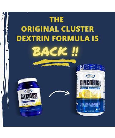 Gaspari Nutrition Glycofuse: Performance and Recovery Carbohydrate, 25g Cluster Dextrin and 1g Electrolyte and Hydration Matrix (30 Servings, Lemon Ice) Lemon Ice 1.52 Pound (Pack of 1) - Buy Online on GoSupps.com