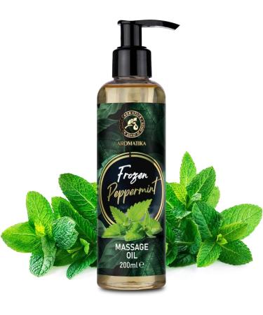 Premium 200ml Massage Oil - Almond Grape Seed Jojoba & Mint - Relaxation Oil for All Skin Types - Perfect for Couples - Buy Online on GoSupps.com