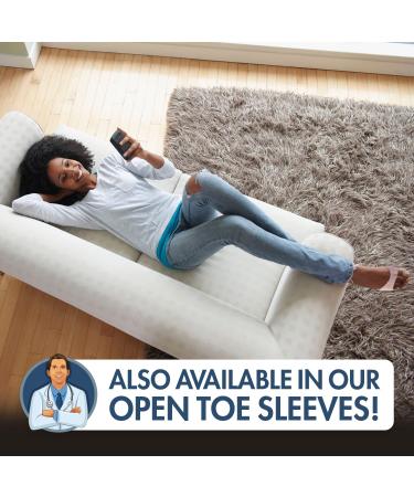 Dr. Frederick's Original Covered Toe Sleeves - 4-Piece Set with Metatarsal Pads - Gel Toe Protectors for Men & Women - Buy Online on GoSupps.com