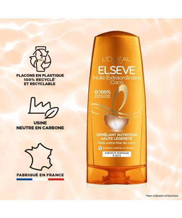 L'Or al Paris Els ve Huile Extraordinaire Coconut Nutrition Conditioner High Lightness Normal to Dry Hair 200 ml - Buy Online on GoSupps.com