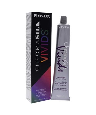 PRAVANA ChromaSilk Vivids Blue Creme Hair Color 3 fl oz - Silk & Keratin Protein - Long-Lasting Formula - Pack of 1 - Buy Online on GoSupps.com