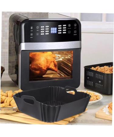 Zerodeko Air Fryer Pad Airfryer Replaceable Air Fryer Silicone Liner Nonstick Silicone Liner Square Bakeware Grey 22X6CM - Buy Online on GoSupps.com