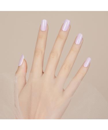 Danni & Toni half hardened gel nail foils (violet) purple monochrome gel nail sticker semi -hardened Valentine's Day nail foil nail ticker nail design wraps 28 sticker - Buy Online on GoSupps.com