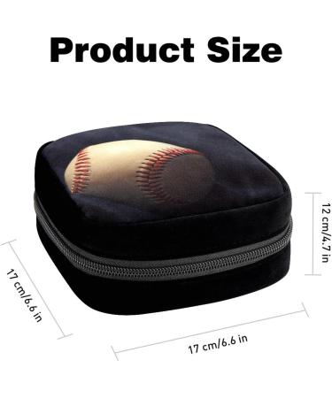 GIAPB Period Bag Sanitary Napkin Storage Bag Pad Holder for Period Makeup Pouch Vintage Baseball Pattern Color3610 - Buy Online on GoSupps.com