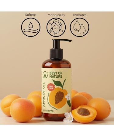Best of Nature 100% Pure Apricot Oil Lightweight Massage & Body Oil Unscented Moisturizer for Hair Skin Face Ideal Carrier Oil for Essential Oils Half Gallon (64 fl oz) 64 Fl Oz (Pack of 1) - Buy Online on GoSupps.com