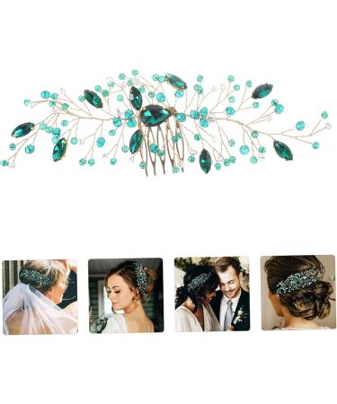 Didiseaon Wedding Headpiece for Bride Aesthetic Hair Accessories Bride Headpiece Bride Hair Accessories Decorative Hair Combs for Women Sturdy Hair Comb Crystal Metal Hair Piece - Buy Online on GoSupps.com