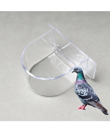MEISH Bird Feeding Dish Parrot Feeders Water Cage Bowls Bird Cage Feeder Cups Transparent Hanging Dish for Cockatiel Parakeet Parrot (3) - Buy Online on GoSupps.com
