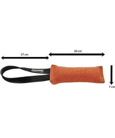 Buy Dingo Gear Cotton Nylon Bite Sausage for Dog Training - IGP IPO Obedience Protection Sport - 20x7 cm - Orange - Buy Online on GoSupps.com